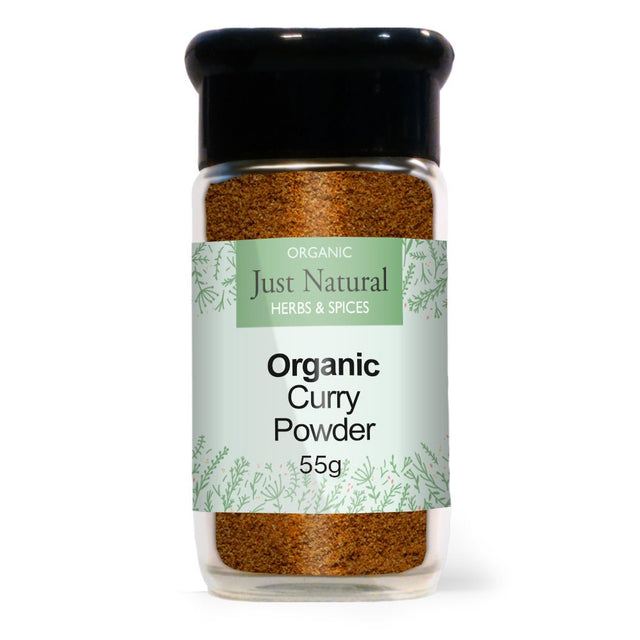 Organic Curry Powder (Glass Jar) 55g - Greenlands Health Store