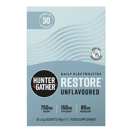 Restore Hydration Electrolytes Unflavoured 30x3g - Greenlands Health Store