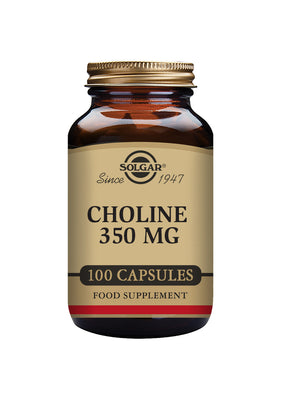 Solgar® Choline 350 mg Vegetable Capsules - Pack of 100 - Greenlands Health Store