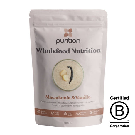Wholefood Nutrition Macadamia & Vanilla - 500g (12 servings) - Greenlands Health Store