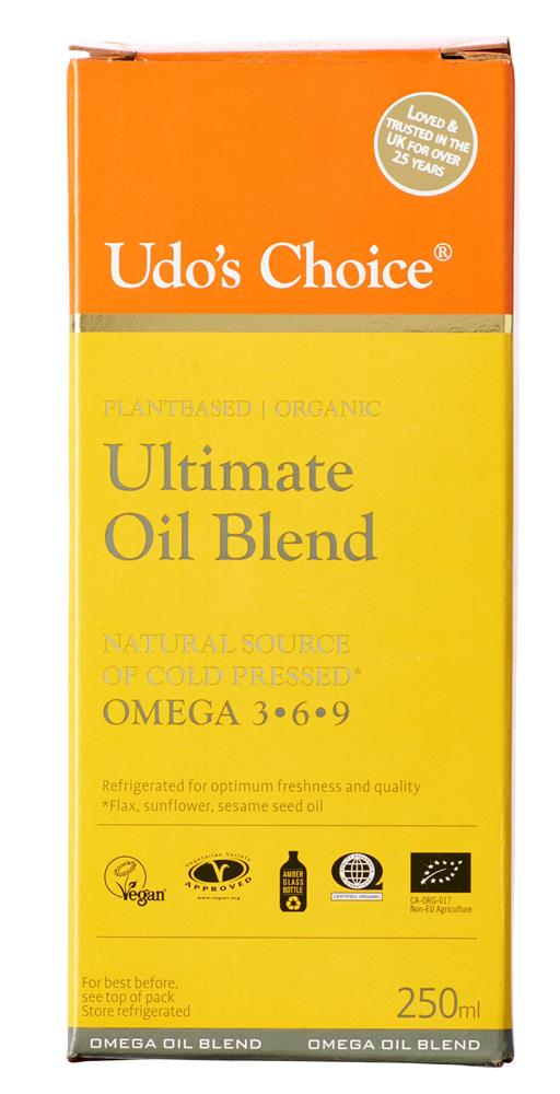 Udo's Choice Ultimate Oil Blend - ORGANIC 250ml - Greenlands Health Store