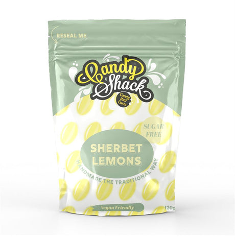 Sugar Free Sherbert Lemons 120g - Greenlands Health Store