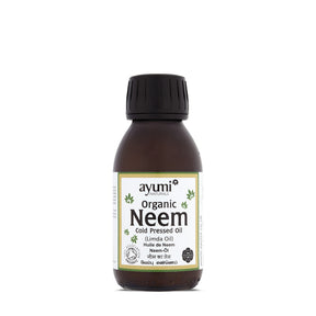 Ayumi Neem Oil Cold Pressed Organic 100ml - Greenlands Health Store