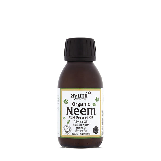 Ayumi Neem Oil Cold Pressed Organic 100ml - Greenlands Health Store