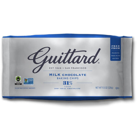 Guittard 31% Milk Chocolate Baking Chips. 326g - Greenlands Health Store