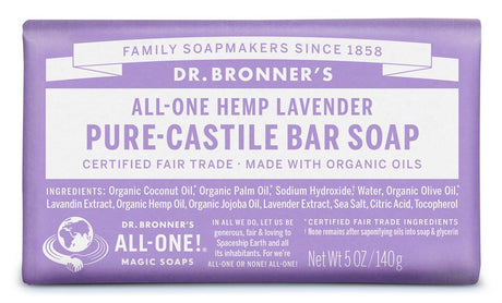 Org Lavender Soap Bar 140g - Greenlands Health Store