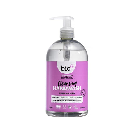 Plum and Mulberry Sanitising Hand Wash 500ml - Greenlands Health Store