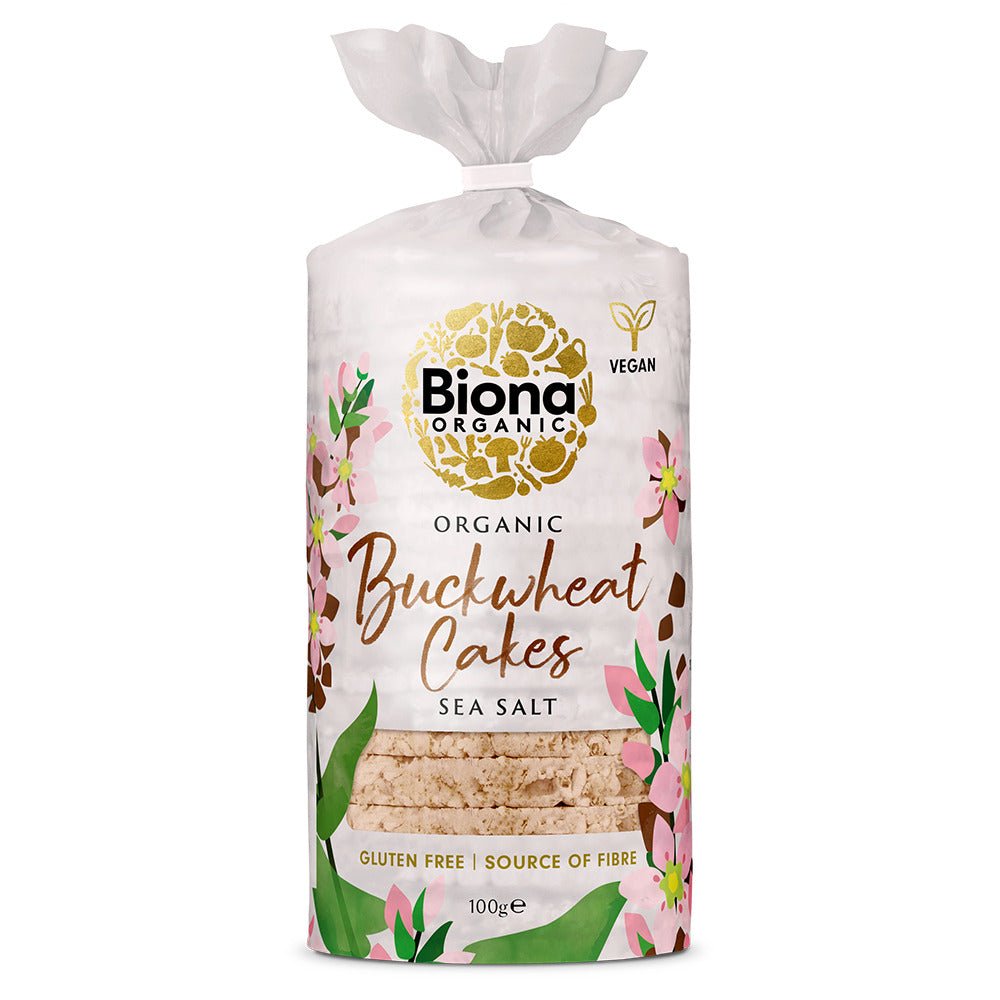 Biona Organic Buckwheat Cakes - Gluten Free 100g - Greenlands Health Store