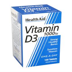 Vitamin D 1000iu - 120 Tablets - Greenlands Health Store