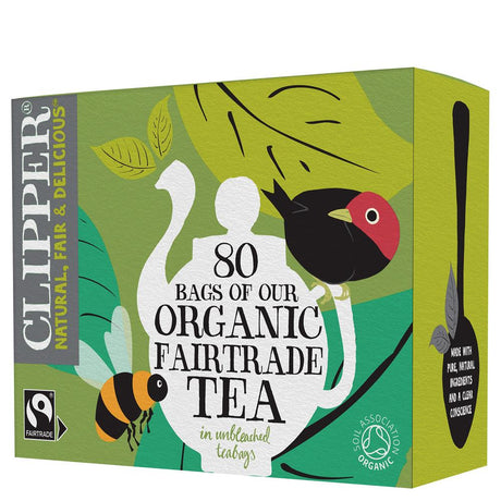 Clipper Organic & Fair Trade Everyday 80 Tea Bags - Greenlands Health Store