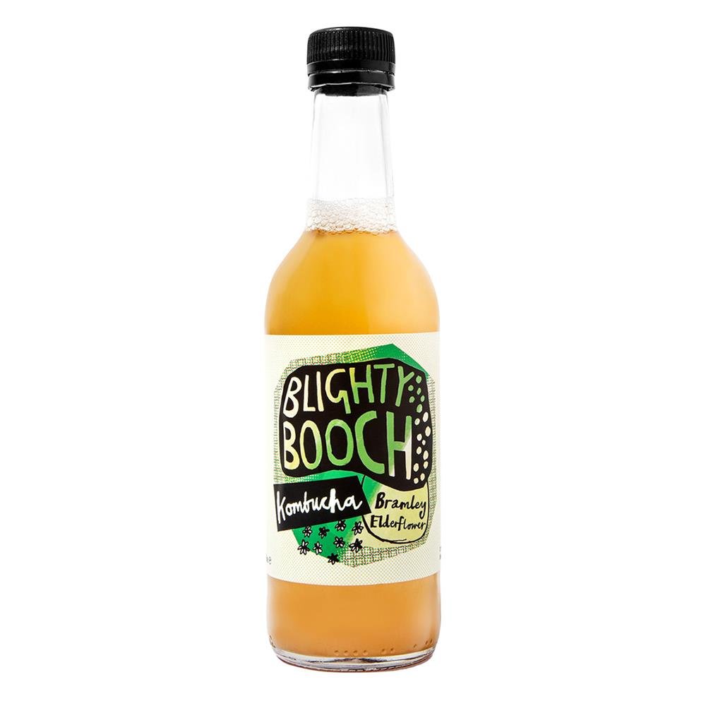 Blighty Booch Bramley Elderflower Kombucha 330mL - Greenlands Health Store