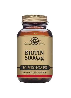 Solgar® Biotin 5000 µg Vegetable Capsules - Greenlands Health Store