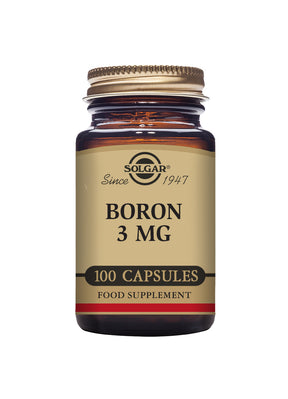 Solgar® Boron 3 mg Vegetable Capsules - Pack of 100 - Greenlands Health Store