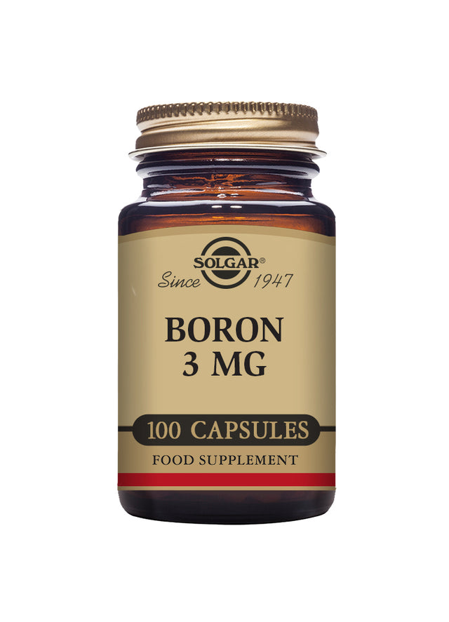 Solgar® Boron 3 mg Vegetable Capsules - Pack of 100 - Greenlands Health Store
