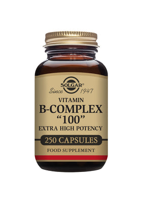 Solgar® Vitamin B-Complex "100" Extra High Potency Vegetable Capsules - Greenlands Health Store