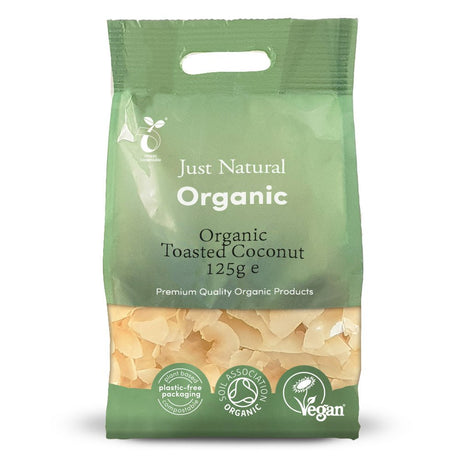 Organic Toasted Coconut 125g - Greenlands Health Store
