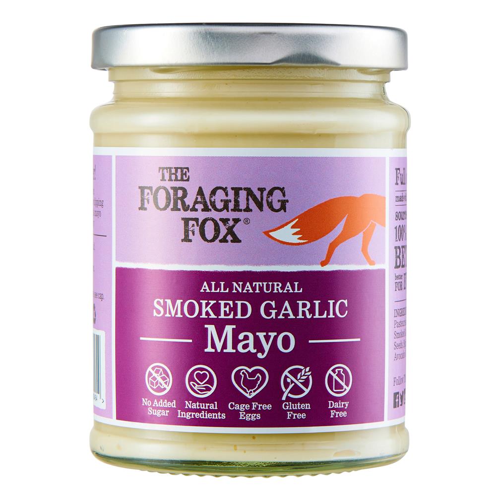 The Foraging Fox Smoked Garlic Mayo 240g - Greenlands Health Store