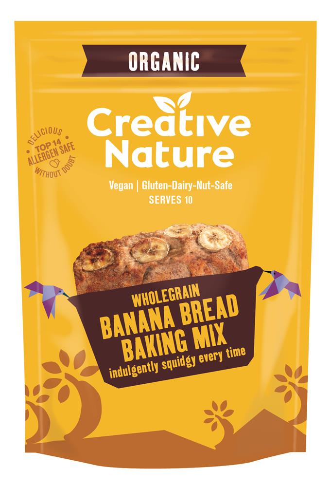 Organic Banana Bread Mix 250g - Greenlands Health Store