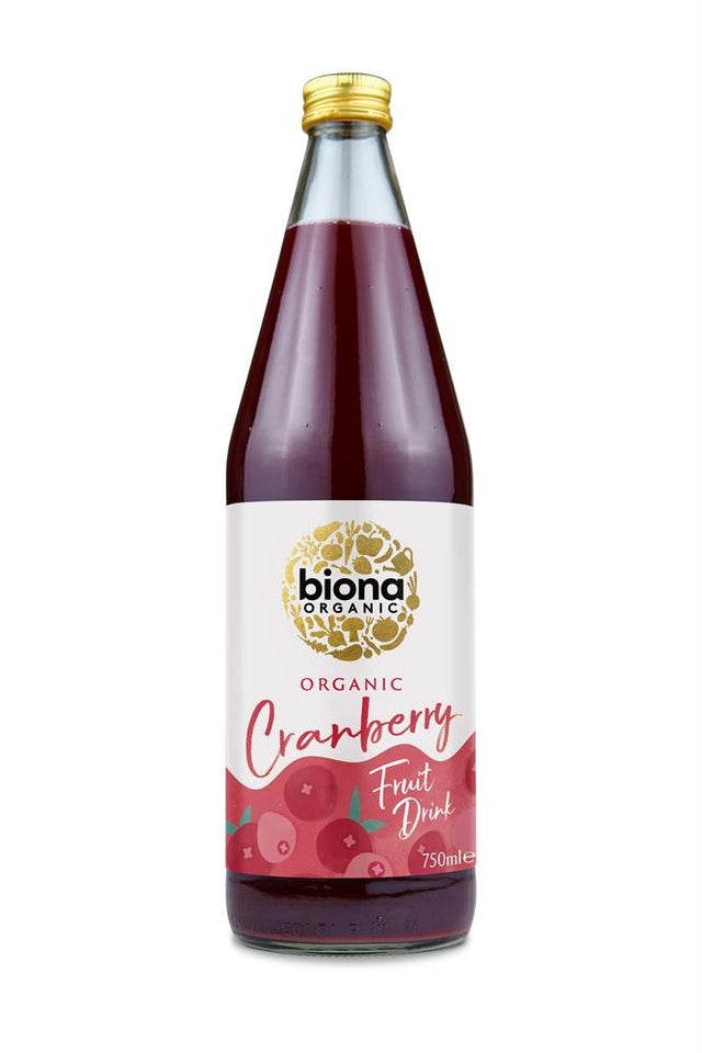Organic Cranberry Fruit Drink 750ml - Greenlands Health Store