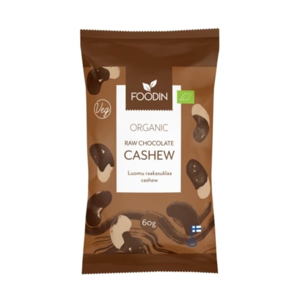 Organic Raw Chocolate Coated Cashew 60g - Greenlands Health Store