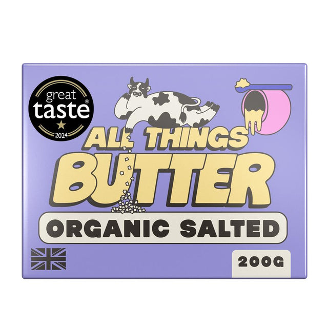 All Things Butter British Organic Salted Butter 200g - Greenlands Health Store