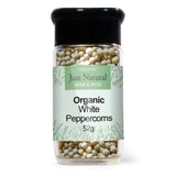 Organic White Peppercorns (Glass Jar) 52g - Greenlands Health Store