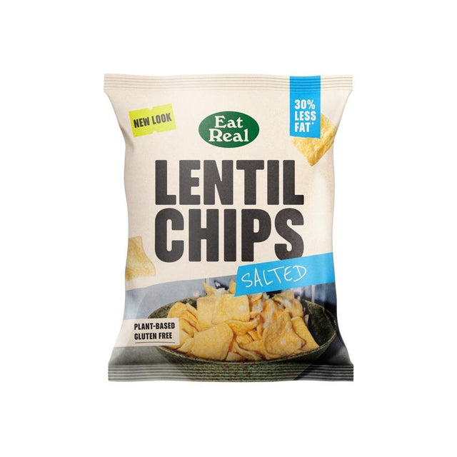 Eat Real Lentil Chips Salted 40g - Greenlands Health Store