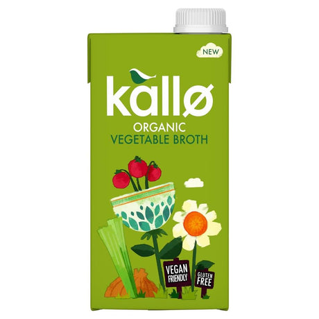 Kallo Organic Vegetable Broth 500ml - Greenlands Health Store