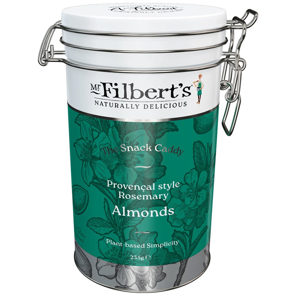 Mr Filberts Rosemary Almond Gifting Tin Large 235g - Greenlands Health Store