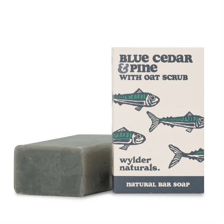 120g Blue Cedar & Pine with Oats Natural Soap - Greenlands Health Store