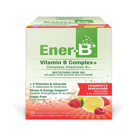 Ener - B Vitamin B Complex+ Raspberry Lemonade - Greenlands Health Store