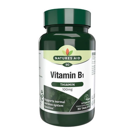 Vitamin B1 (Thiamin) 100mg 90 Tabs - Greenlands Health Store