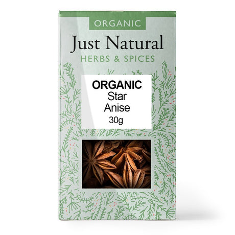 Organic Star Anise (Box) 30g - Greenlands Health Store