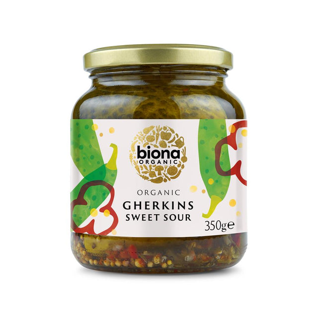 Organic Gherkins 350g - Greenlands Health Store