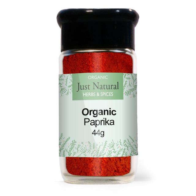 Organic Paprika (Glass Jar) 44g - Greenlands Health Store