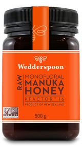 100% RAW Manuka Honey KFactor 16 500g - Greenlands Health Store