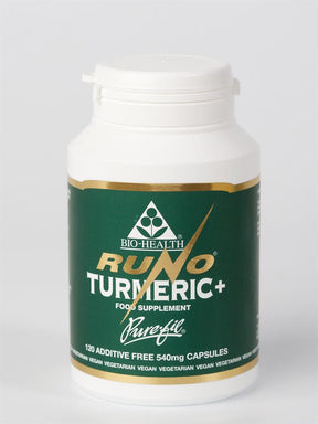 Runo Turmeric+ 120 Capsules - Greenlands Health Store