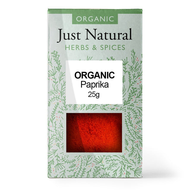 Organic Paprika (Box) 25g - Greenlands Health Store