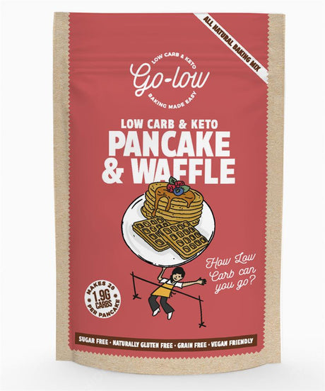 Go - low Keto & Low Carb Pancake & Waffle Baking Mix 210g - Greenlands Health Store