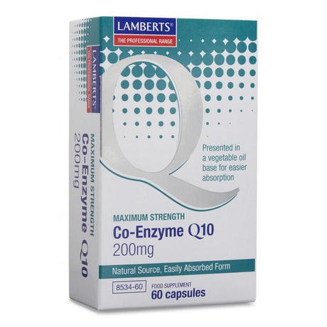 Co - Enzyme Q10 200mg 60 capsule - Greenlands Health Store