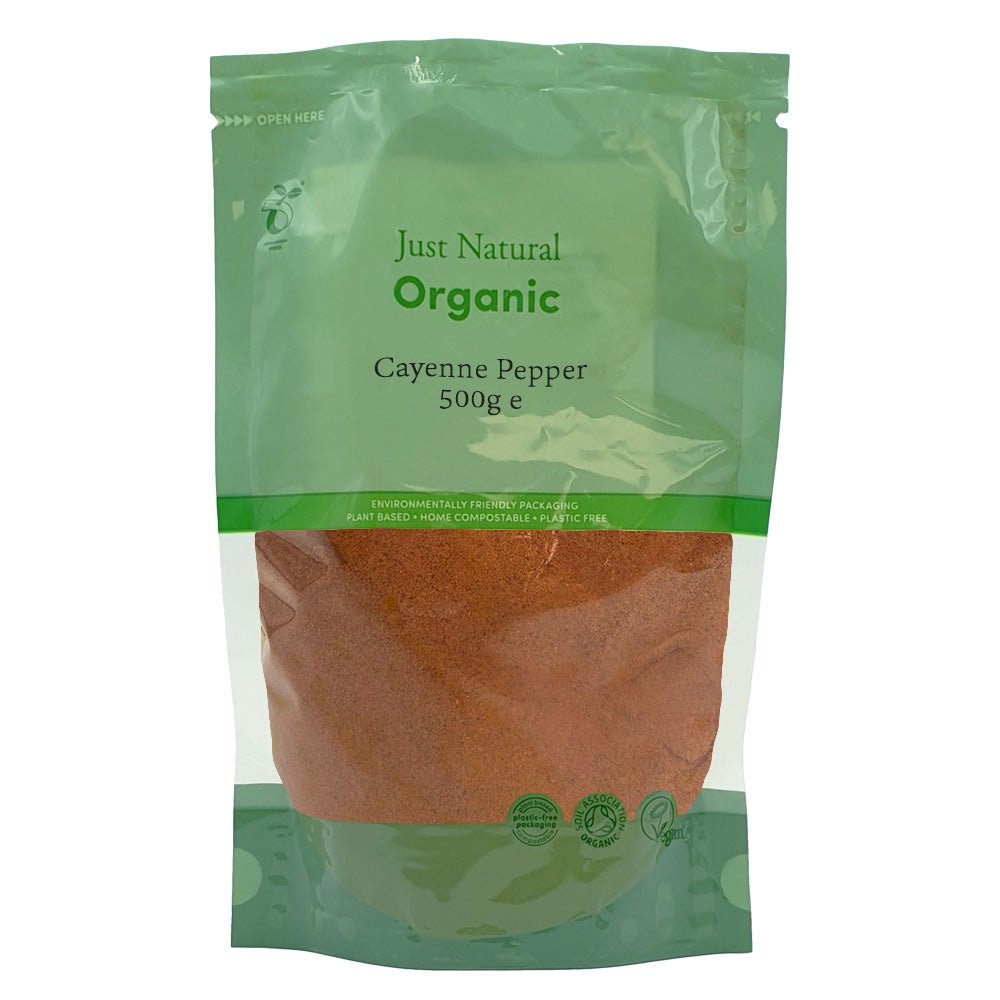 Organic Cayenne Pepper 500g - Greenlands Health Store