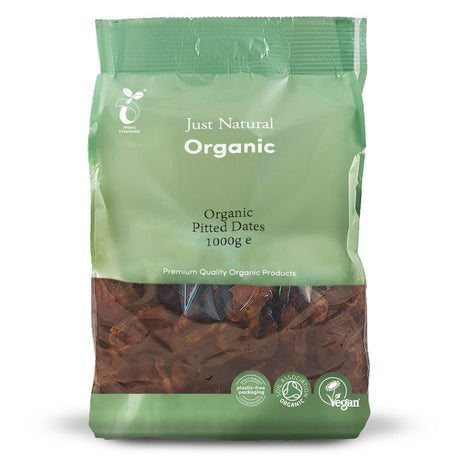 Organic Pitted Dates 1000g - Greenlands Health Store