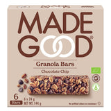 MadeGood Granola Bar Chocolate Chip 6 x 24g Multipack - Greenlands Health Store