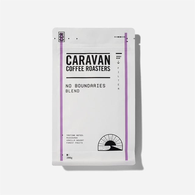 Caravan Coffee Roasters No Boundaries Blend Beans 200g - Greenlands Health Store