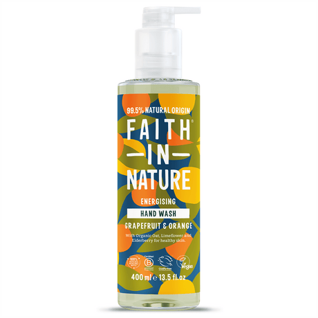 Faith in Nature Grapefruit & Orange Hand Wash 400ml - Greenlands Health Store