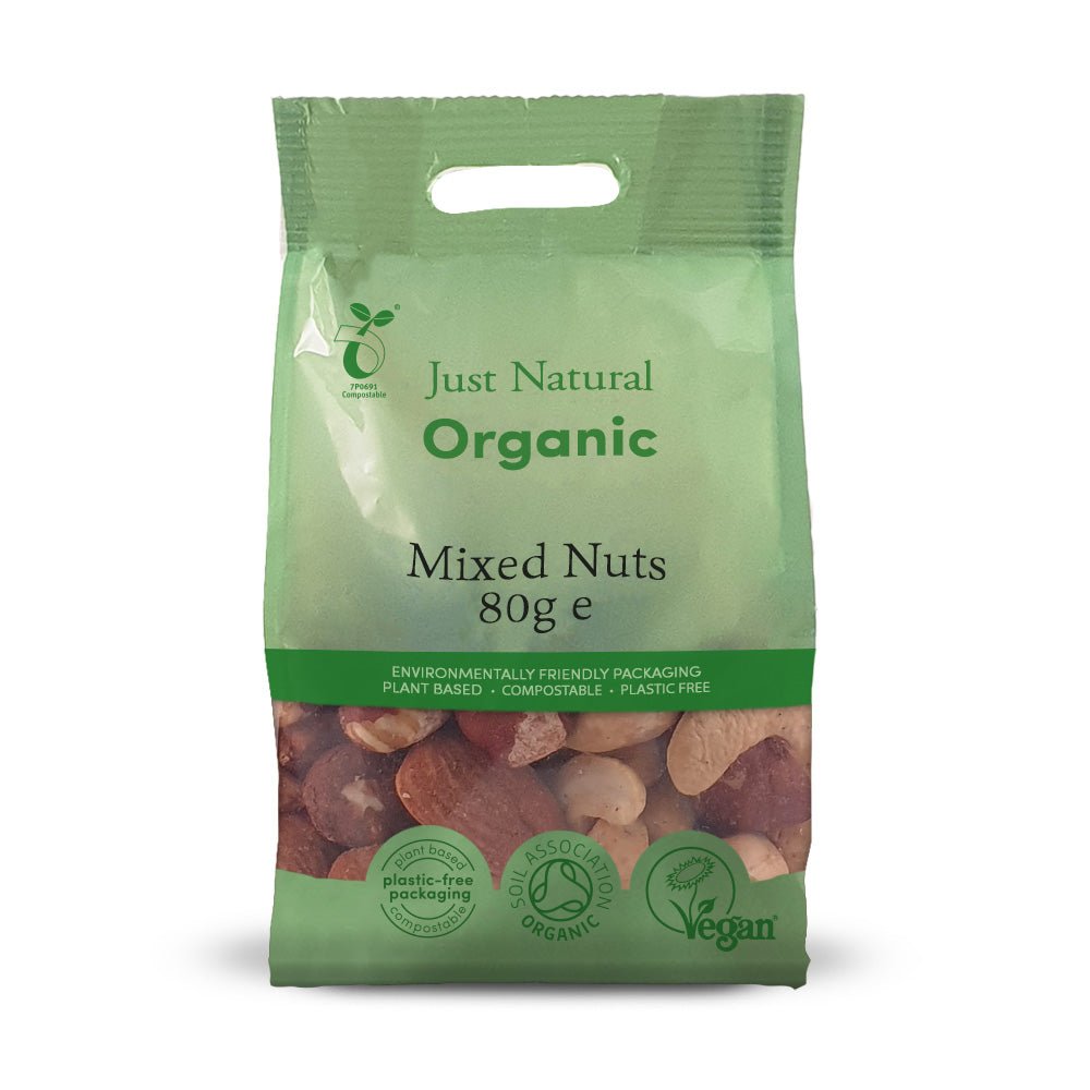 Organic Mixed Nuts 80g - Greenlands Health Store