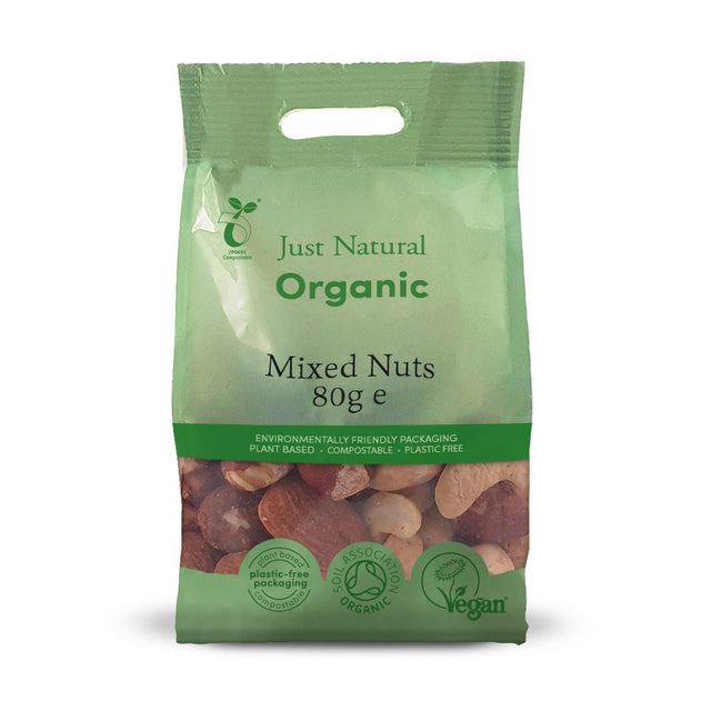 Organic Mixed Nuts 80g - Greenlands Health Store