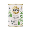 Biona Lentils Vert 400g - Greenlands Health Store