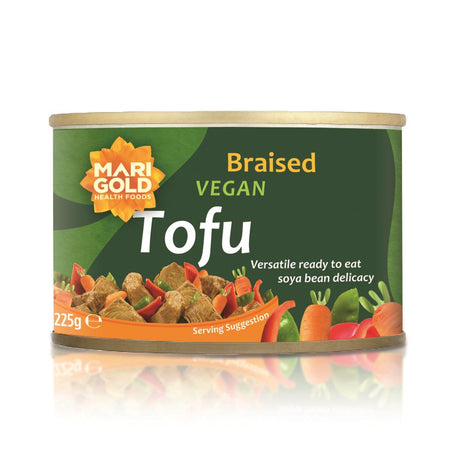 Marigold Braised Tofu Canned 225g Vegan Gluten Free - Greenlands Health Store