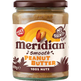 Meridian Smooth Peanut Butter 100% 470g - Greenlands Health Store